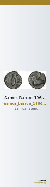 Samos Barron 1966 Pl. xvii, AE — CANOA