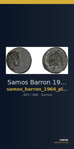 Samos Barron 1966 Pl. xxxi, 1 — CANOA