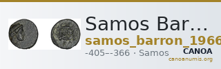 Samos Barron 1966 Pl. xxxi, 1 — CANOA