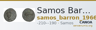 Samos Barron 1966 Pl. xxxi, 10 — CANOA