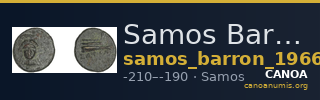 Samos Barron 1966 Pl. xxxi, 10 — CANOA