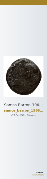 Samos Barron 1966 Pl. xxxi, 12 — CANOA