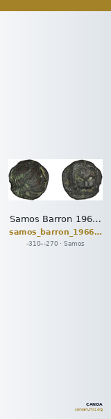 Samos Barron 1966 Pl. xxxi, 2 — CANOA