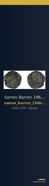 Samos Barron 1966 Pl. xxxi, 2 — CANOA