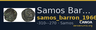 Samos Barron 1966 Pl. xxxi, 2 — CANOA