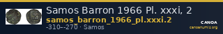 Samos Barron 1966 Pl. xxxi, 2 — CANOA