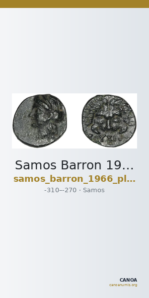Samos Barron 1966 Pl. xxxi, 4 — CANOA