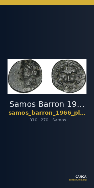 Samos Barron 1966 Pl. xxxi, 4 — CANOA