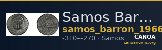 Samos Barron 1966 Pl. xxxi, 7 — CANOA