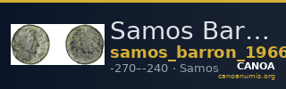 Samos Barron 1966 Pl. xxxi, 8-9 — CANOA