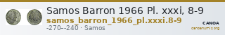 Samos Barron 1966 Pl. xxxi, 8-9 — CANOA