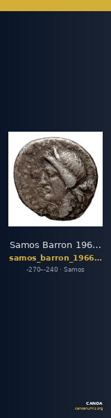 Samos Barron 1966 Ptolemaic diobols — CANOA