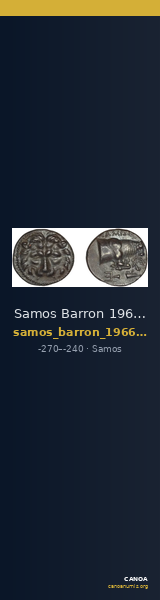 Samos Barron 1966 Ptolemaic octobols — CANOA
