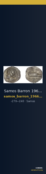 Samos Barron 1966 Ptolemaic tetrobols — CANOA