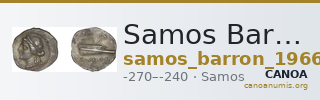 Samos Barron 1966 Ptolemaic tetrobols — CANOA