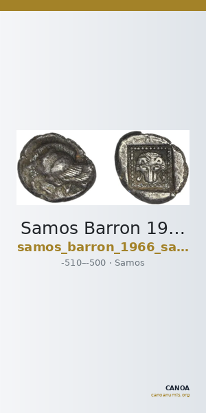 Samos Barron 1966 Samian drachms — CANOA