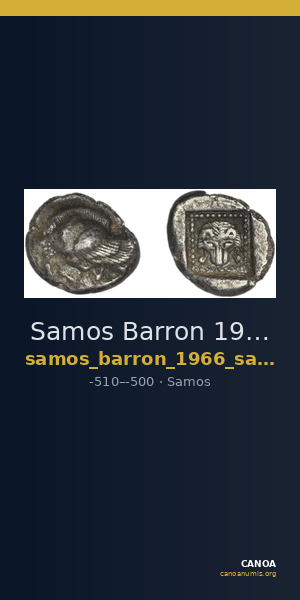 Samos Barron 1966 Samian drachms — CANOA