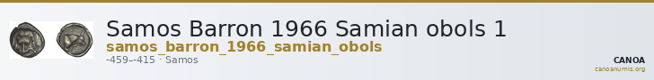 Samos Barron 1966 Samian obols 1 — CANOA