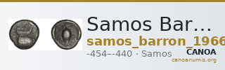 Samos Barron 1966 Samian trihemiobols — CANOA