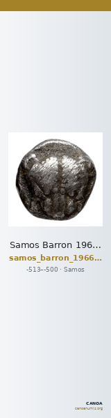 Samos Barron 1966 Samian triobols — CANOA