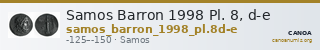 Samos Barron 1998 Pl. 8, d-e — CANOA