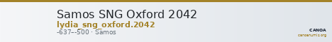 Samos SNG Oxford 2042 — CANOA