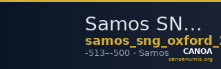 Samos SNG Oxford 2053 — CANOA
