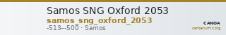 Samos SNG Oxford 2053 — CANOA