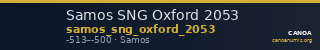 Samos SNG Oxford 2053 — CANOA