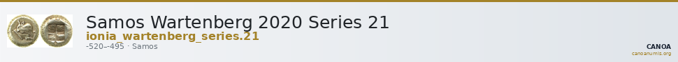 Samos Wartenberg 2020 Series 21 — CANOA