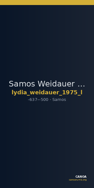 Samos Weidauer 1975 L — CANOA