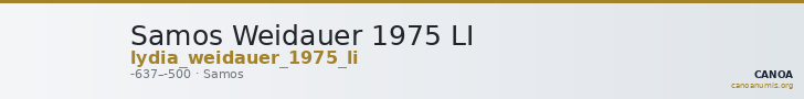 Samos Weidauer 1975 LI — CANOA
