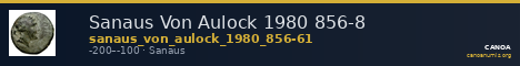 Sanaus Von Aulock 1980 856-8 — CANOA
