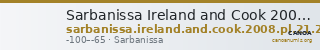 Sarbanissa Ireland and Cook 2008 pl.21.2 — CANOA