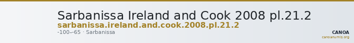 Sarbanissa Ireland and Cook 2008 pl.21.2 — CANOA