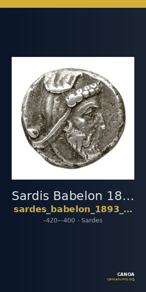 Sardis Babelon 1893 167 — CANOA