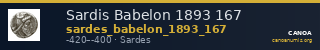 Sardis Babelon 1893 167 — CANOA