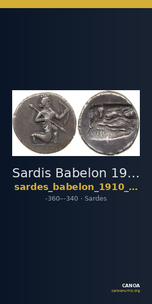 Sardis Babelon 1910 74-80 — CANOA