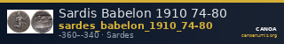 Sardis Babelon 1910 74-80 — CANOA