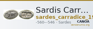 Sardis Carradice 1987 Croeseid A heavy — CANOA