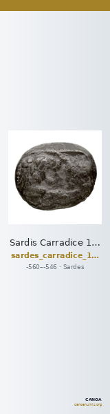 Sardis Carradice 1987 Croeseid A light — CANOA