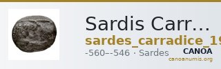 Sardis Carradice 1987 Croeseid A light — CANOA