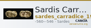 Sardis Carradice 1987 Croeseid A light — CANOA