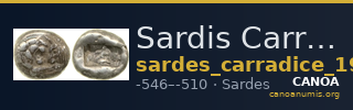 Sardis Carradice 1987 Croeseid B — CANOA