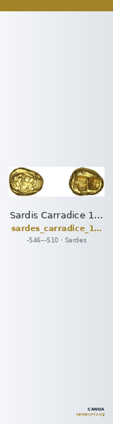 Sardis Carradice 1987 Croeseid B — CANOA
