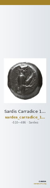 Sardis Carradice 1987 Type I siglos — CANOA