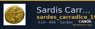 Sardis Carradice 1987 Type II daric — CANOA