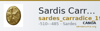 Sardis Carradice 1987 Type IIIa daric — CANOA