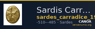Sardis Carradice 1987 Type IIIa daric — CANOA