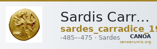 Sardis Carradice 1987 Type IIIb early daric — CANOA